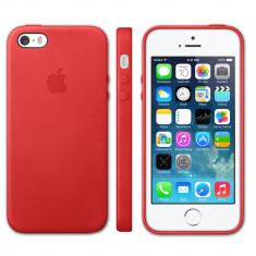 IPHONE 5 5S CASE HUSA PIELE (PRODUCT) RED 100% ORIGINALA APPLE STORE, SIGILATA * FOARTE RAR* STOC REAL! foto