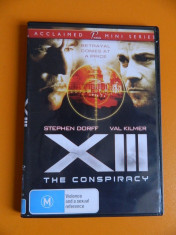 XIII - THE CONSPIRACY (2008) - CU: STEPHEN DORFF SI VAL KILMER - DVD DE COLECTIE - SUBTITRAT IN ROMANA foto