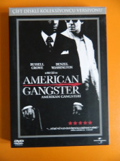 AMERICAN GANGSTER (2007) - REGIA: RIDLEY SCOTT - CU: DENZEL WASHINGTON SI RUSSELL CROWE - DVD ORIGINAL - SPECIAL EDITION (2 DVD-URI) foto