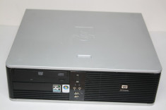 HP COMPAQ DC5750, AMD ATHLON 3200+, AM2, 2GB DDR2, 80GB SATA, VIDEO 128+512Mb, DVI, VGA, RETEA, SUNET,DVD, suporta Windows 7, Full HD,PROBA, GARANTIE! foto