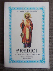 SF.IOAN GURA DE AUR - PREDICI LA DUMINICI SI SARBATORI - TRADUCERE EPISCOPUL DE ROMAN MELCHISEDEK - EDITIA II-A - BACAU - 1997 foto