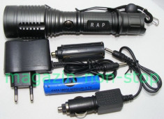 Lanterna CREE LED XM-L T6 Acumulator 4200 mAh Model FA 1691 foto
