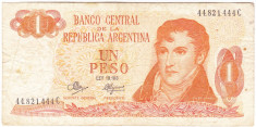 Argentina bancnota 1 PESO foto