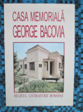 PLIANT VECHI (color in intregime) - CASA MEMORIALA GEORGE BACOVIA BUCURESTI, Necirculata, Fotografie
