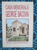 PLIANT VECHI (color in intregime) - CASA MEMORIALA GEORGE BACOVIA BUCURESTI, Necirculata, Fotografie