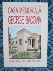 PLIANT VECHI (color in intregime) - CASA MEMORIALA GEORGE BACOVIA BUCURESTI
