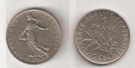 FRANTA 1 FRANC 1968