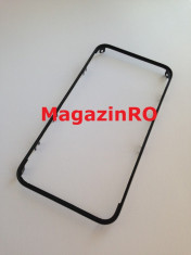 Rama, ornament display Apple iPhone 4 negru - ORIGINALA - foto