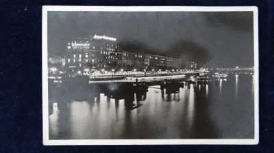 Budapesta Hotel Ritz vazut noaptea - circulata - cod V-128 foto