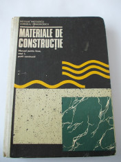 MATERIALE DE CONSTRUCTIE - NICOLAE NICOLESCU SI CORNELIU DRAGHICESCU foto