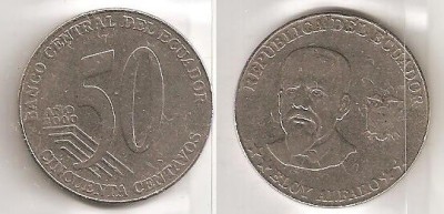 ECUADOR 50 CENTAVOS 2000 foto