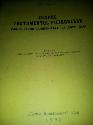DESPRE TRATAMENTUL PICIOARELOR VARUS ECHIN CONGENITALE LA COPII MICI foto