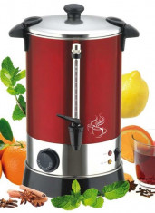 Dozator vin fiert Mov, tuica fiarta, cafea, ceai, apa, NOU 6.8 L, MOV din inox foto