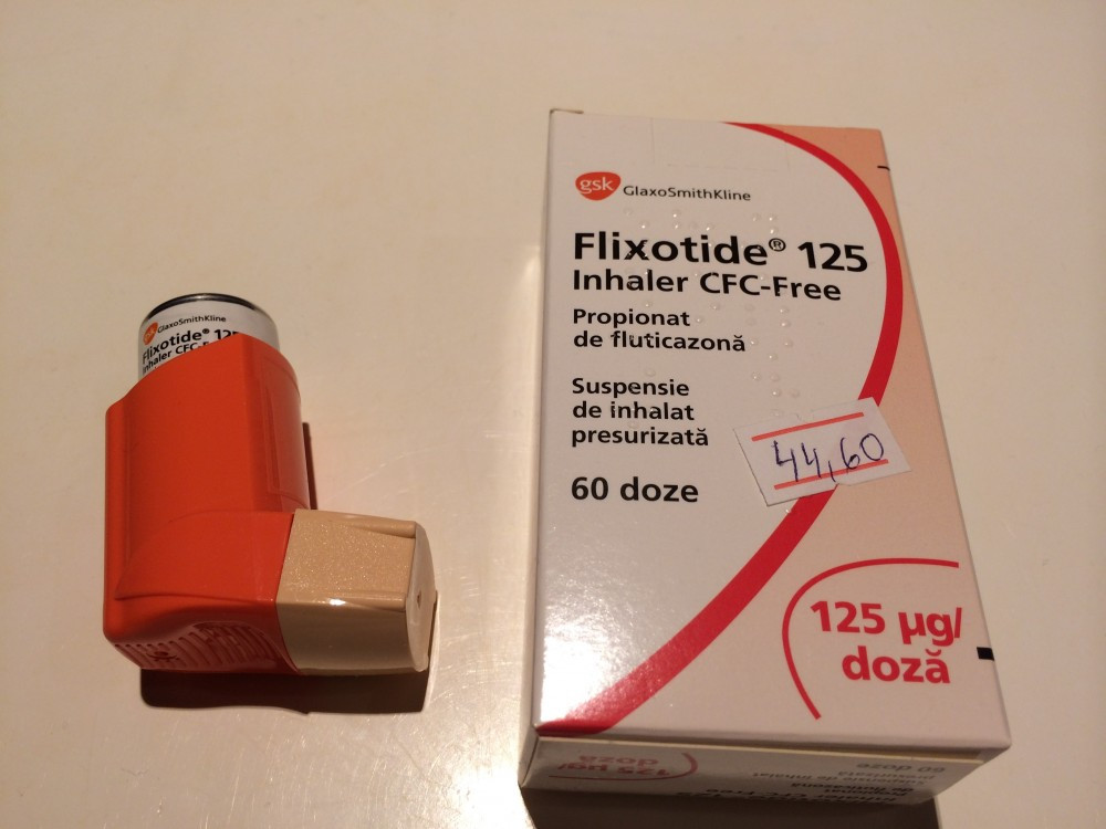 Spray suspensie de inhalat Flixotide 125 (60 de doze) pt. copii si adulti |  arhiva Okazii.ro