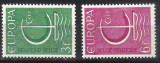 BELGIA 1966, EUROPA CEPT, serie neuzata, MNH