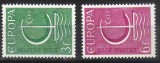 BELGIA 1966, EUROPA CEPT, serie neuzata, MNH, Nestampilat