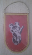 FANION OLIMPIADA MOSCOVA 1980 foto