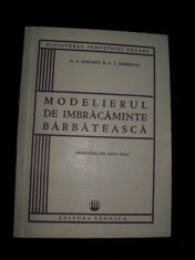 A. Samarov- Modelierul de imbracaminte barbateasca (croitorie pentru barabati) , 1951 foto