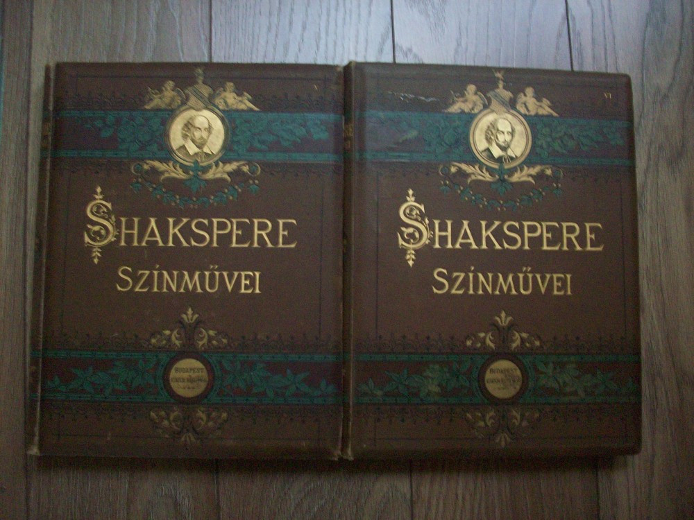 Operele lui Shakespeare,vol.1 si 2 traduse in limba maghiara la 1857. |  Okazii.ro