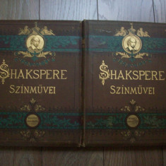 Operele lui Shakespeare,vol.1 si 2 traduse in limba maghiara la 1857.