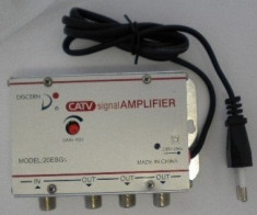 Amplificator de semnal TV cu o intrare si trei iesiri Model:20ESG3 foto