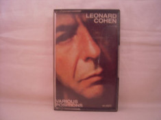 Vand caseta audio Leonard Cohen-Various Positions,originala,raritate! foto