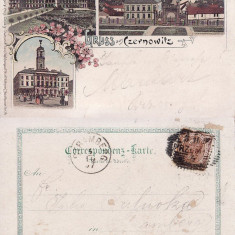 Cernauti ,Bucovina - litografie 1897