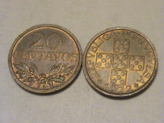 20 centavos Portugalia 1972 foto