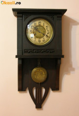 Ceas de perete cu pendul Kienzle, pendula, obiect de colectie foto