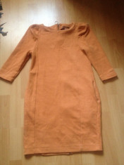 Rochie H&amp;amp;amp;M un bej portocaliu, marimea M, EUR 36 foto