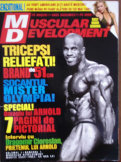 REVISTA MUSCULAR DEVELOPMENT - ROMANIA - CULTURISM BODYBUILDING FITNESS SPORTS NUTRITION EXERCISE ANTRENAMENT DIETA EXERCITII SPORT foto