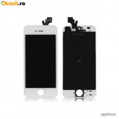 TouchScreen Digitizer LCD Apple iPhone 5 White Original foto