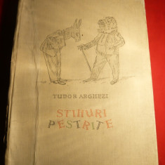 Tudor Arghezi - Stihuri Pestrite - Prima Ed. 1957 ,ilustratii Perahim
