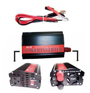 Invertor auto de la 12 v la 220v putere max 300w produs NOU foto