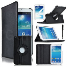 Husa rotativa ptr.Samsung Galaxy Note 8.0 GT-N5100/N5110 *BLACK* + Folie protectie ecran + Touch Pen GRATIS foto