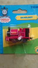 Thomas the Tank Engine Tomy Wind-Up trenulet - locomotiva SKARLOEY - in ambalajul original - ( transport 2.6 RON la plata in avans ) - NOU foto