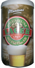 Muntons Premium Premium Lager 1.5kg - kit pentru bere lager - faci 23 litri de bere super buna! foto