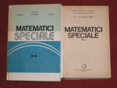 Ion Gh. Sabac - Matematici speciale - vol. I si ll foto