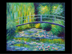 Pictura Claude Monet BRIDGE OVER THE WATER reproducere foto