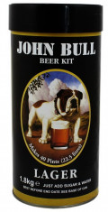 John Bull Lager 1.8kg - kit pentru bere lager - faci 23 de litri de bere! Tot ce ai nevoie sa faci bere acasa. Naturala, gusto foto