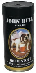 John Bull Irish Stout 1.8kg - kit pentru bere stout - faci 23 de litri de bere! Tot ce ai nevoie sa faci bere acasa. Naturala, gusto foto