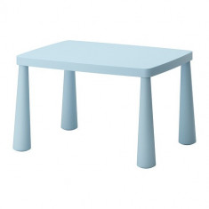 IKEA - MAMMUT masa mese masuta masute copii 77x55cm bleu deschis NOI SIGILATE CANTITATE + MULTE ALTE PRODUSE IKEA ORIGINALE foto