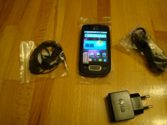 LG Optimus One P500 , NOU , neblocat, WIFI, WIFI Hotspot, GPS, negru. foto