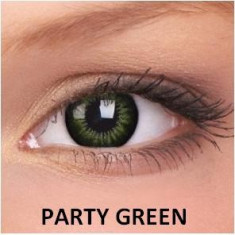 Lentile de contact colorate Party Green. Pentru 3 luni. Livrare imediata ! foto