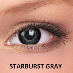Lentile de contact colorate Gri. Starburst Gray. foto