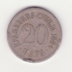 (M100) - MONEDA SERBIA - 20 PARA 1884 foto