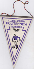Fanion fotbal Clubul Sportiv Politehnica Timisoara foto