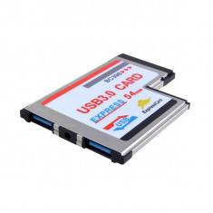 Expresscard 54mm la USB 3.0x2 Port Adapter foto