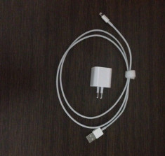 iOS7 Incarcator Iphone 5 5s 5c + Cablu de date fara eroare ios7 foto