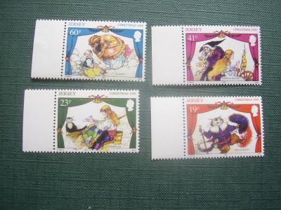 Jersey 1995 Craciun MI 723-726 MNH foto